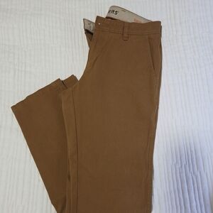 Dockers Brown Straight-Leg Chinos